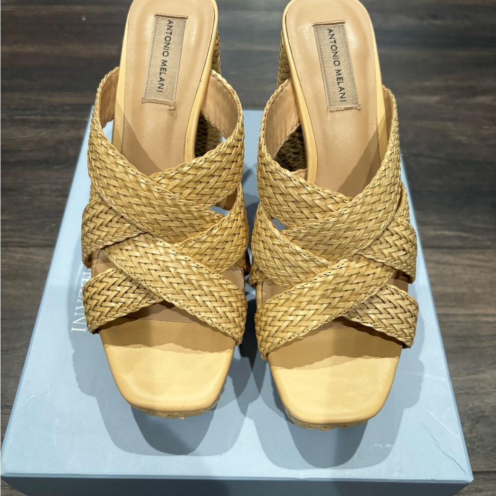 Antonio Melani Braided Platform Sandal